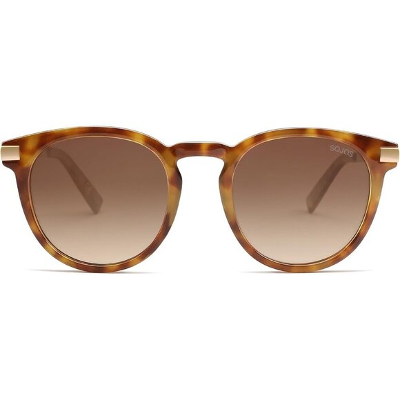 Retro Round Polarized Sunglasses Women Men UV400 TAC Trendy Vintage